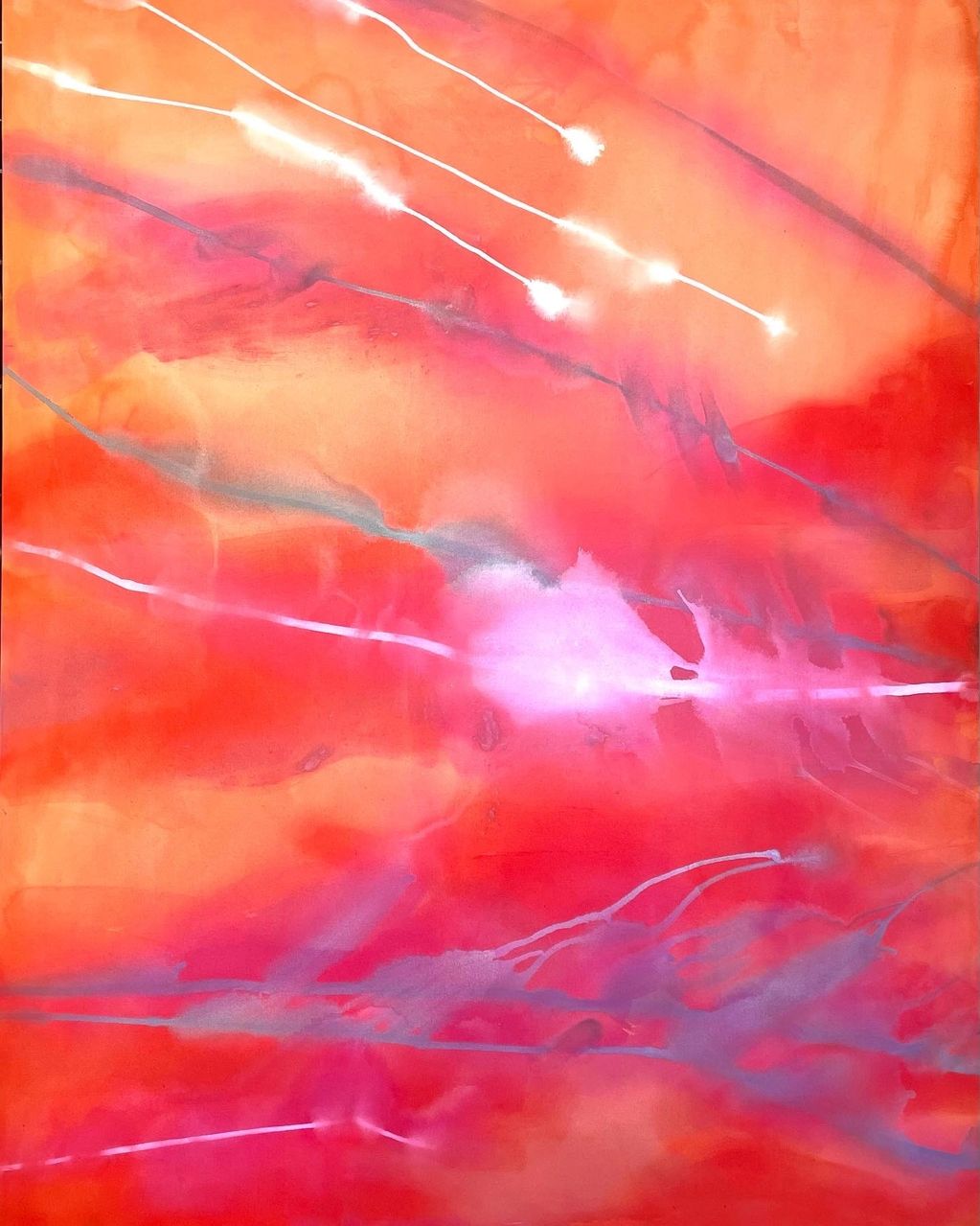 Quantum Loopy, 60x84, acrylic on canvas, 2019