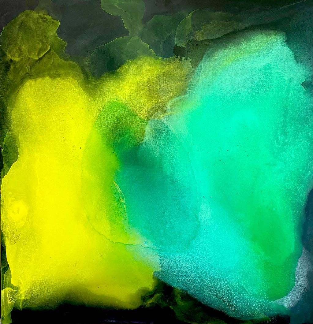 Bending Momentum, 72x96, acrylic on canvas, 2020