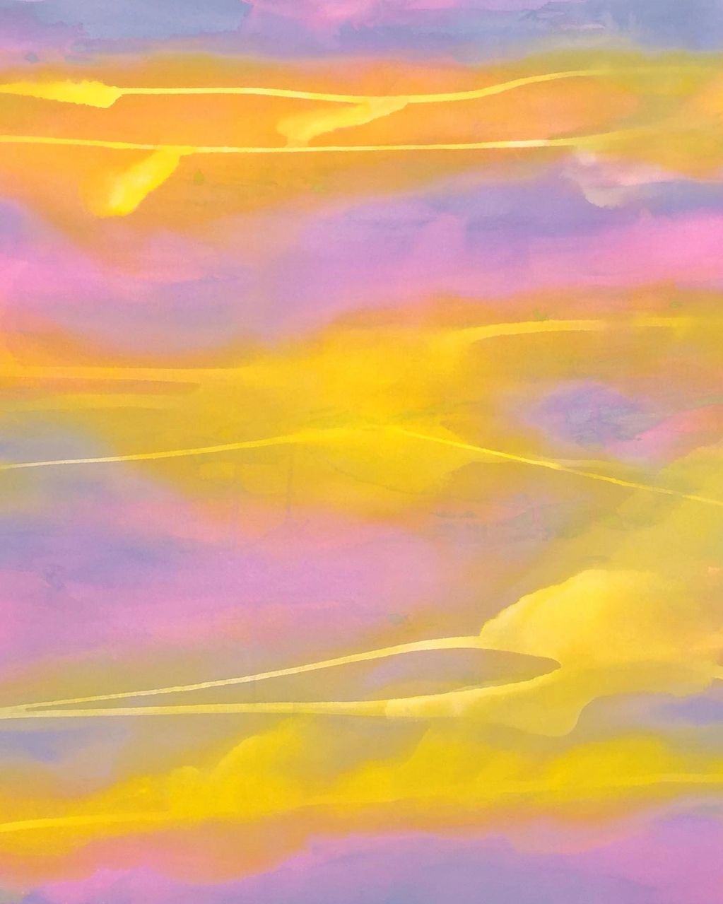 Neural Melody, 72x96, acrylic on canvas, 2020