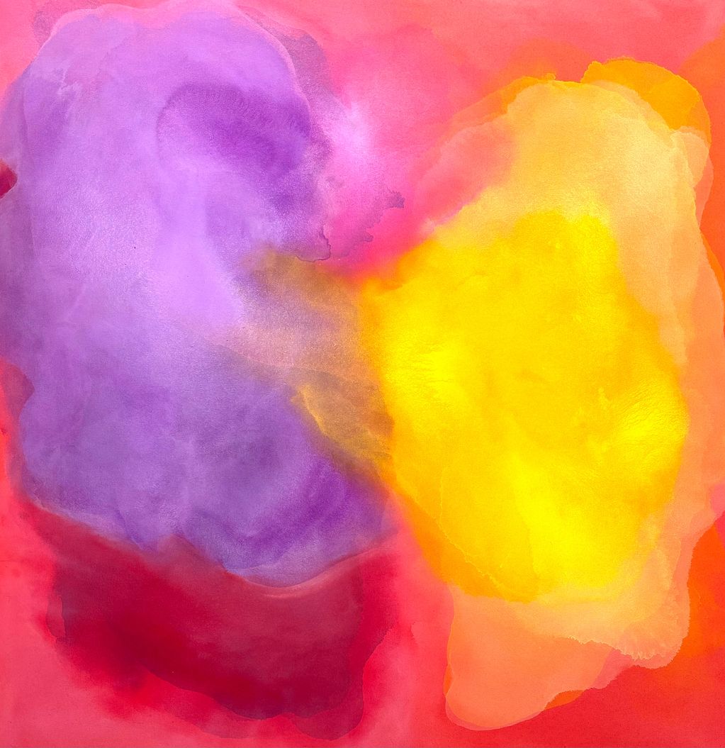 Vibrational Acuity, 72x72, acrylic on canvas, 2024